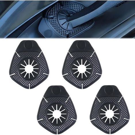 Housses de protection pour essuie-glace - KZQ - 4Pcs - Silicone écologique - Universel - Noir (1/5)