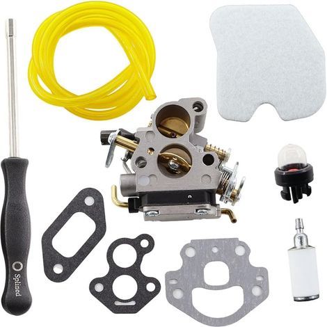 Carburetor with Air Filter Screwdriver for McCulloch Chainsaw CS340 CS380 CS 340 380, CS 2234 2238, Red Max GZ 380 (1/5)