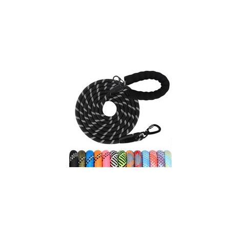 Dog leash, long leash with padded handle, suitable for small, medium and large dogs. (1/4)