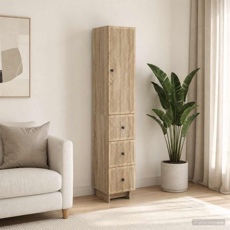 vidaXL Schrankset 2 pcs 33 x 34,5 x 90 cm Holzwerkstoff (1/5)