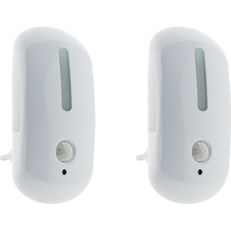 Lot de 2 veilleuses LED crépusculaires automatiques 2 en 1 - Otio (1/4)