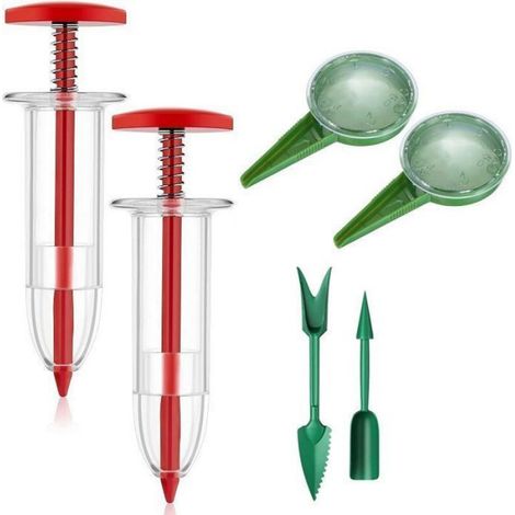 Distributeur De Graines - Semoir Manuel Pour Petites Graines - Pour Jardin Terrine Et Pot - Lot De 6 Pièces (1/4)