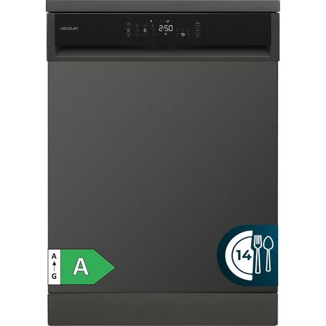 Lavastoviglie Dark da 60 cm, progettata per 14 coperti, con efficienza di Classe A e l'avanzato motore Inverter Plus Duo.