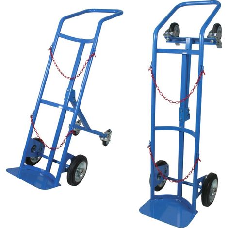 Portabombole monoposto lt.40/50 trasformabile ruote con freno