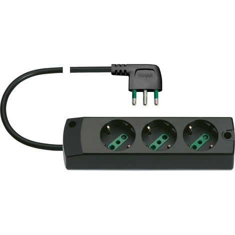 VIMAR - 00413.CC Presa mult. 3P30+S17 90° nero