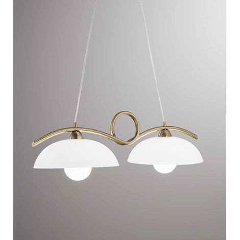 LAMPADARIO HALLEY 2XE27 76X30XH110CM BRONZO. (1/3)