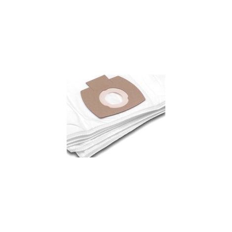 50x sacs compatible avec Makita 446L, VC2010L, VC2021L, VC2511, VC2512L, VC3011L aspirateur - microfibres non tissées, blanc (1/2)