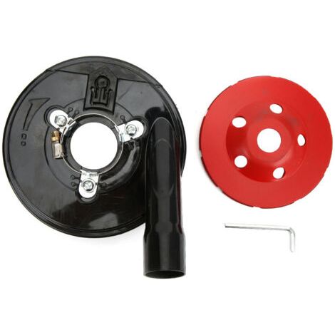 Couvercle de protection anti-poussière de 5 pouces pour disque abrasif d’angleuse de 125 mm