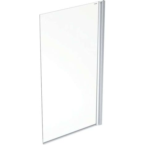 Geberit GEO - Badewannenabtrennung 80x150 cm, Silber/Klarglas 560.118.00.2 (1/2)