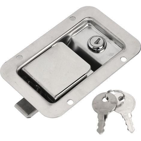 De Verrouillage De Poignée De Camping-Car En Acier Inoxydable 304 40 X 90 Mm Pour Containers Et Véhicules De Loisirs Résistante Intempéries Et le. (1/5)