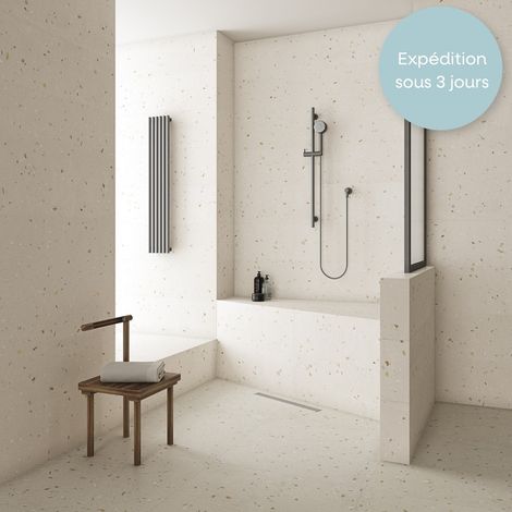 Carrelage Effet Terrazzo CROCCANTE 60x60 Tutti Frutti (1,44m²)- Les Carreaux de Jean (1/4)