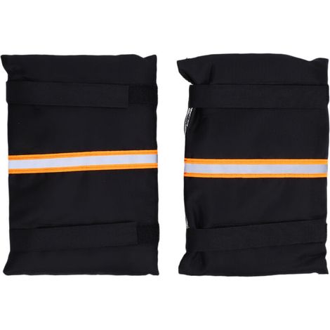 Funda para grifo exterior, 2 piezas, grifo aislado con tira reflectante, calcetines aislantes antihielo, envueltos en tela Oxford 210D -Crezuo