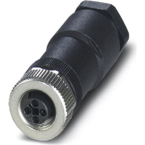 Phoenix Contact 1404644 Sensor-/Aktor-Steckverbinder, unkonfektioniert M12 Buchse, gerade Polzahl S (1/2)