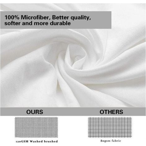 Set Lit 140x200 cm Animal Chien, Housse de Couette + 2 Taies en Microfibre pour Chambres Spacieuses et Hôtels de Standing - AHH (1/4)