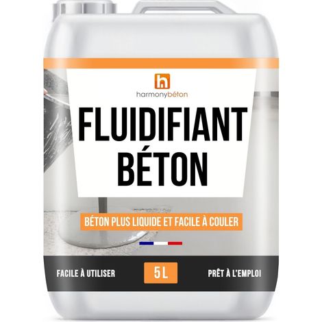 Fluidifiant pour béton - 5 L - Harmony Béton