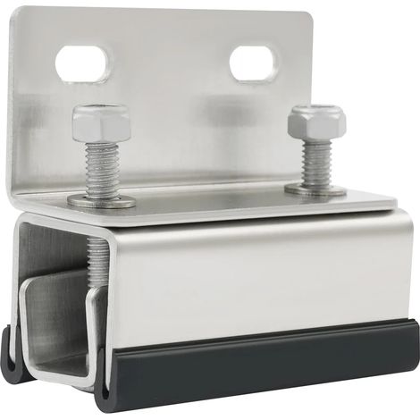 Supports de toit, matériaux durables, installation facile, ARGENT (1/2)