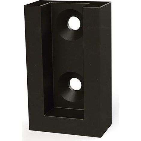 soporte tubo lateral eco 30-12 disponible en acabados plata mate, mocca, blanco, negro y grafito acabado mocca (caja 2)