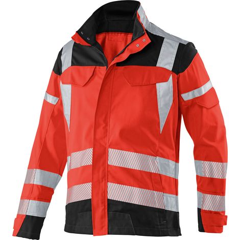 Kübler Jacke REFLECTIQ PSA 2 warnrot/schwarz Gr. 98 (1/2)