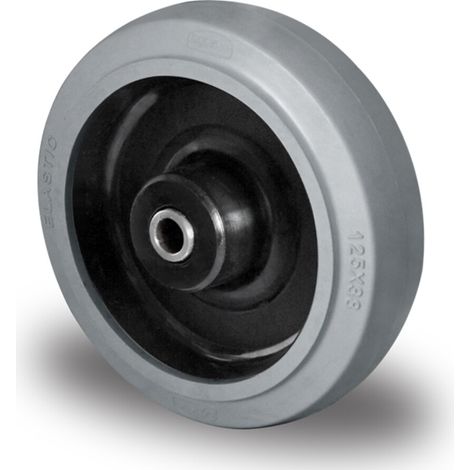 CASCOO Rad ø 125 mm Serie R4E2 Rollenlager Edelstahl