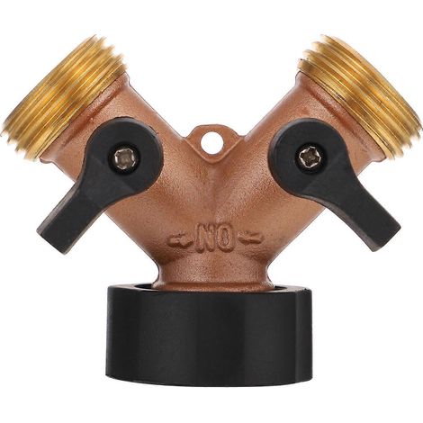 Raccord en Y pour tuyau d'arrosage (4 pièces) : adaptateur pour une distribution d'eau facile (1/5)