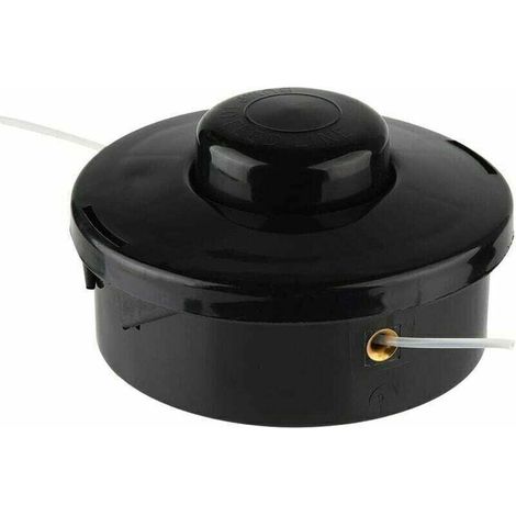Têtes de débroussailleuse universelles (lot de 2) A6481, bobines de rechange en nylon pour débroussailleuses, filetage M10 x 1,25, compatibles avec les débroussailleuses thermiques. (1/4)