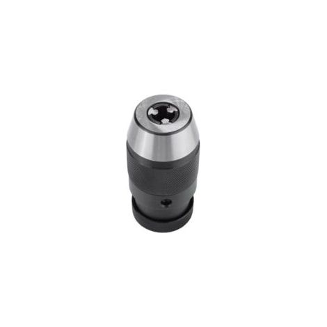 Portabrocas de alta resistencia, 1 pieza, 0-13 mm, 1/2 B16, portabrocas autoajustable de acero sin llave para torno, taladro eléctrico, portabrocas de prensa - Crezuo (1/4)
