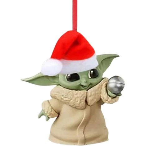 Support Acrylique Baby Yoda - Support De Décoration Festive Pour Sapin Ou Table - Pour Figurine De Noël - Lot De 1