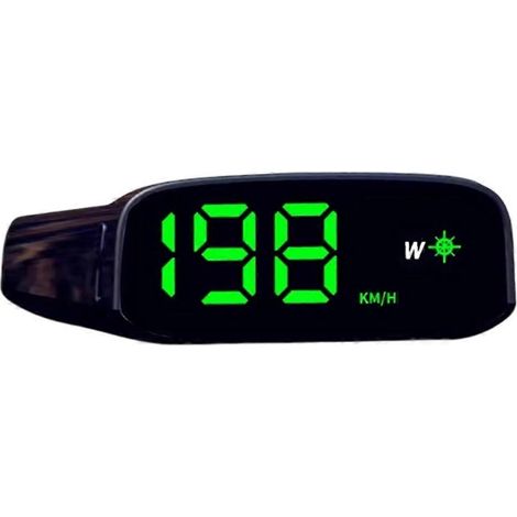 Capteur auto Solar HUD Head – Up Display Overspeed Alarm Automatic Switch auto Speedometer No Need pour Wiring No Installation (1/5)