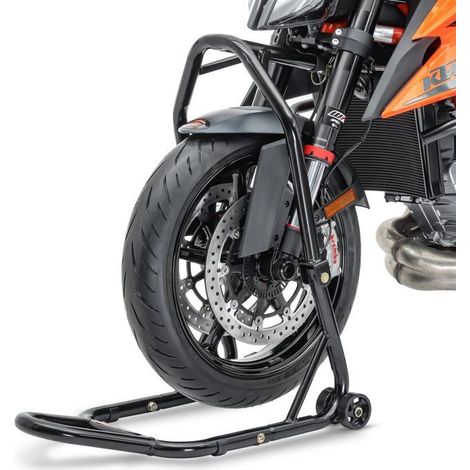 Cavalletto da officina anteriore - CONSTANDS - KTM 1290 Super Duke R 2017-2019 (CLB) - Adattatore 21 mm incluso - Sollevamento sicuro - 7 kg