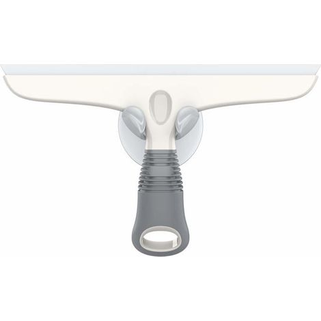 Raclette multifonctionnelle pour fenêtres, vitres et portes de douche, 25,4 cm, blanche et grise (1/4)