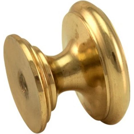 Glatter Messingknopf - Ø 30mm