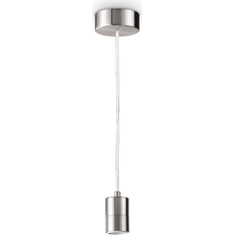 Ideal Lux SET UP Plafonnier suspendu Slim Nickel