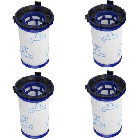 Kit d'accessoires de remplacement de filtre HEPA en 4 pièces pour aspirateur Rowenta Air Force 360 RH9037 RH9038 RH9039 RH9051WO RH9057WO RH9086WO (remplace ZR009001) (1/5)