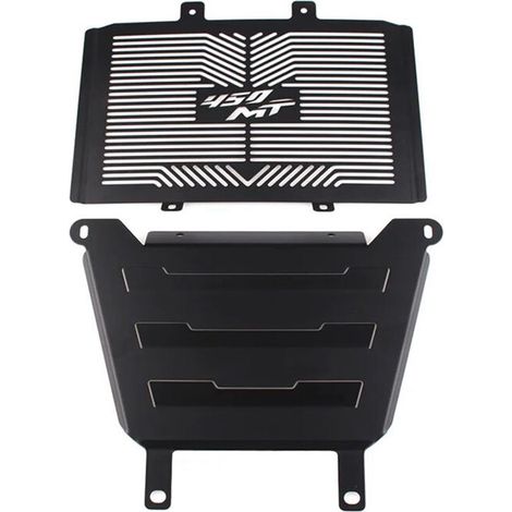 Moto 450MT MT450 2024 Protezione anteriore serbatoio acqua Rete coprimotore protezione ventola Griglia nera (1/2)