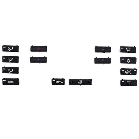 Cache-interrupteur de climatisation à 14 boutons pour E39 E53 525I (1/5)