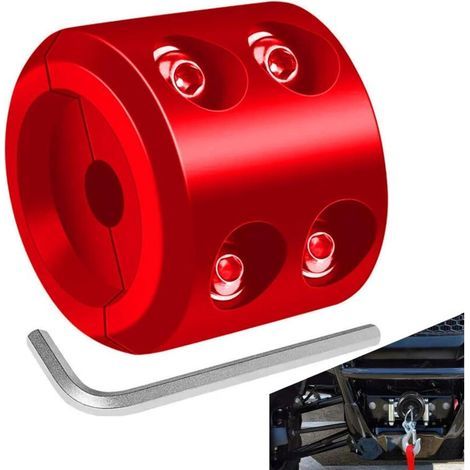 Gummiseilstopper für ATV-Seilwinden, Seilschutz, Fahrzeugmodifikationszubehör, Abschlepphaken, Seile und Kabel (1/4)