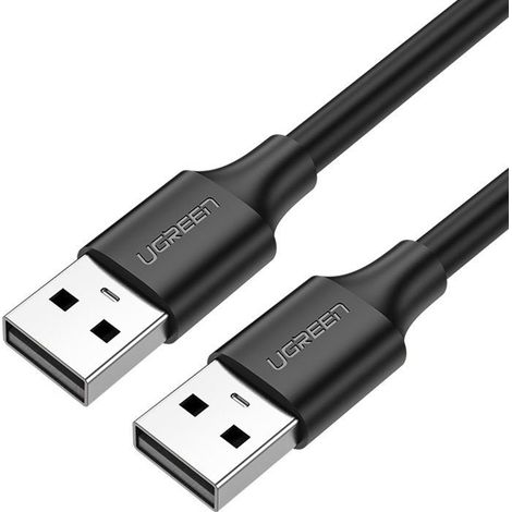 Cavo USB 2.0 maschio-maschio ugreen US102, 0,5 m (nero) (1/5)