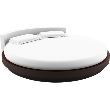 Protège Matelas Rond Molleton 100% Coton Bonnet 30 cm Diamètre 220 cm (1/3)