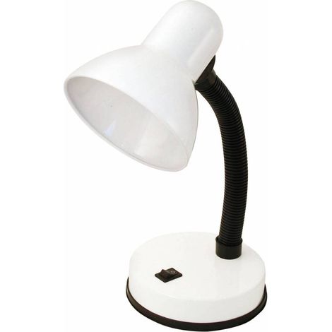 1PZ LAMPADA DA SCRITTOIO E27 CHARLESTON BIANCO