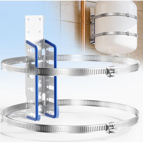 Staffa di montaggio Quickstrap per vaso di espansione, staffa per vaso di espansione termica, staffa per serbatoio dell'acqua che può contenere serbatoi di scaldabagno fino a 5 galloni e cilindri di 1