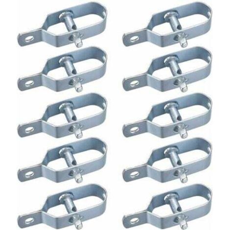 10 Pièces Tendeur Grillage, Tendeur de Clôture, Tendeurs à Fil Barbelé, Kit de Connecteurs Tendeur de Corde pour Fil de Tension