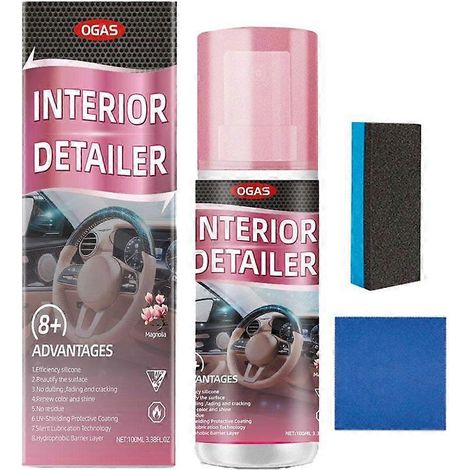 Produit de polissage pour intérieur de voiture - Lustrage, restauration, décontamination, entretien et brillance - Anti-taches - 100 ml (1/5)