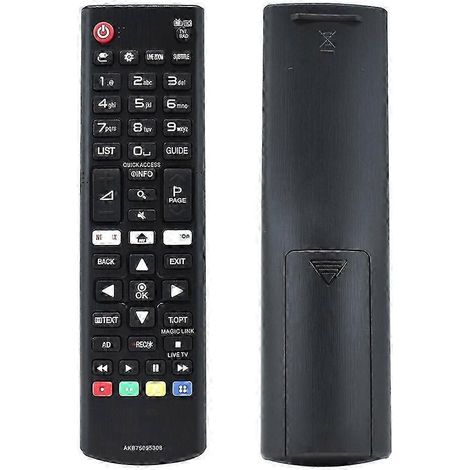 Télécommande universelle compatible AKB75095308 pour téléviseur LED intelligent LG (1/5)