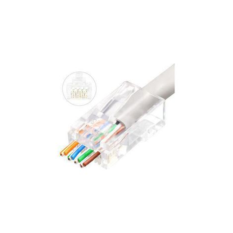 Conector RJ45 Lanview LVN125306 transparente (1/2)