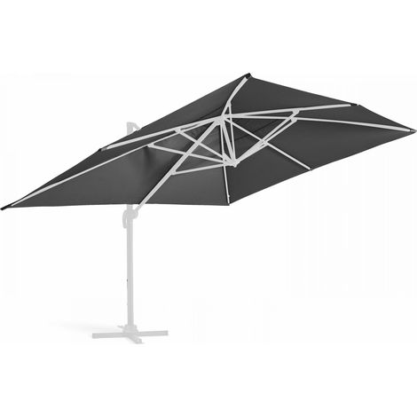 Toile pour parasol déporté 4x3m anthracite
