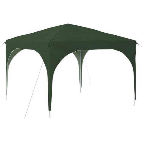 Tente de réception portable 290 x 290 x 245 cm, verte (1/5)