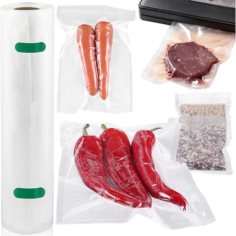 Feuille d'aluminium pour machine sous vide Heckermann 28 x 600 cm (1/5)