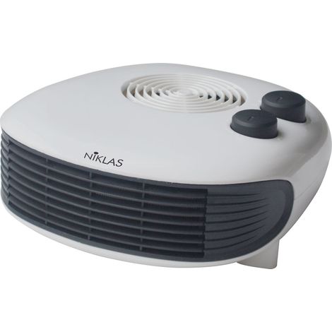 Termoventilatore orizzontale caldobagno design moderno Frisbee 2000W Niklas