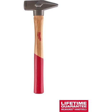 Martillo de cerrajero Milwaukee mango Hickory 1000g (1/2)
