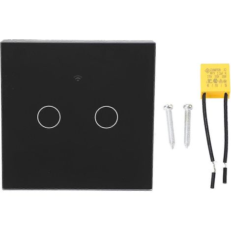 Fernbedienungsschalter, 2-Wege-WLAN, AC 80–260 V, 10 A, Touch-Steuerung, Zeitrelais (1/4)